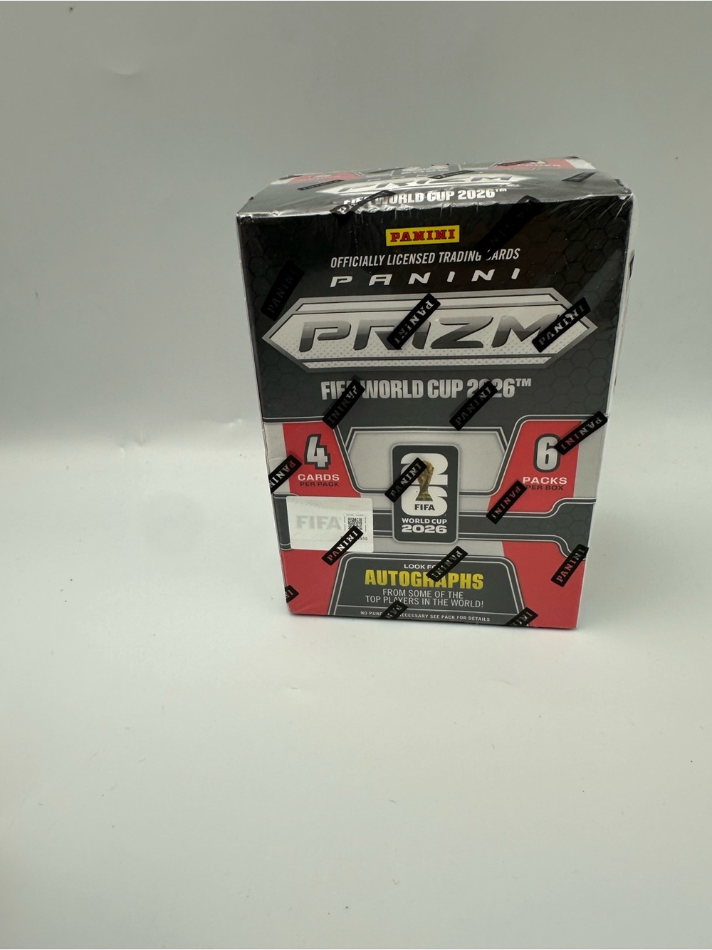 Panini Prizm FIFA World Cup 2026 Box - Black, Red, Silver